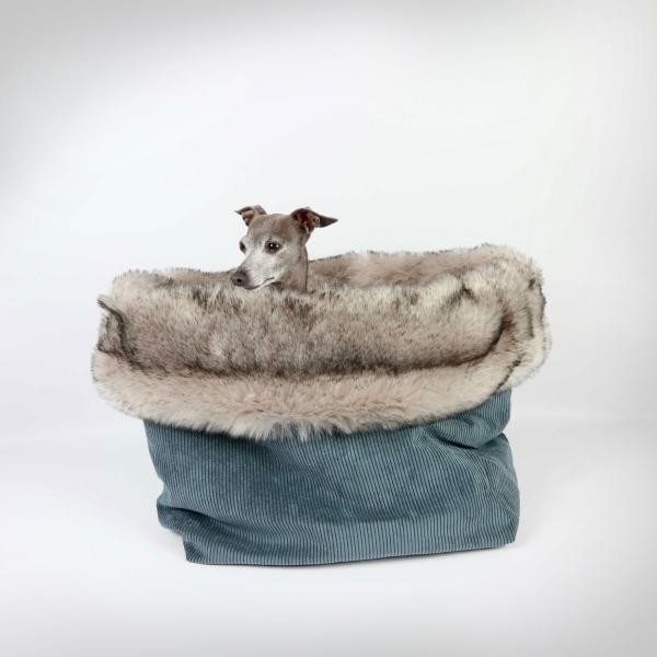 Kuschelhöhle FiouStar Royal Cord Blue